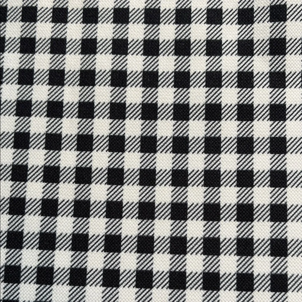 Princess Polly Black and White Gingham A-Line Mini Skirt- Like New- Size 2 - Picture 3 of 5
